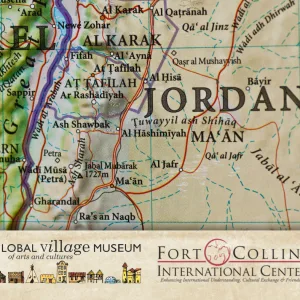 map of Jordan