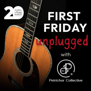 First Friday Art Walk, March 6, with live Music from Petrichor Collective!