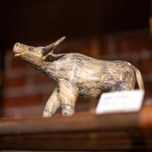 Indian Water Buffalo made from a Water Buffalo Horn.